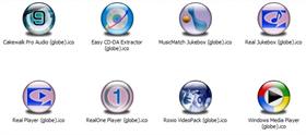 Multimedia Apps 1 XP Icons (Globe)