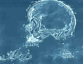 Glass Skull by johnbanana