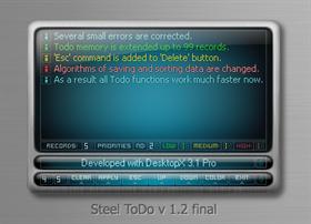 Steel ToDo v 1.2 (update)