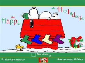 Snoopy Happy Holidays