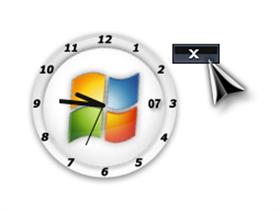 vista analog clock update for my dxtheme by q94