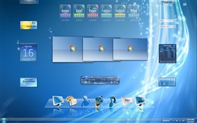 Windows 7 Glass and Blue 3D