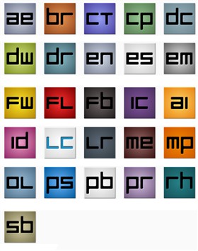 Adobe Creative Suite Icons