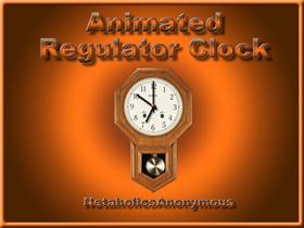 Animated Regulator Clock