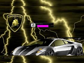 Complex Lightning Lamborborghini Logon