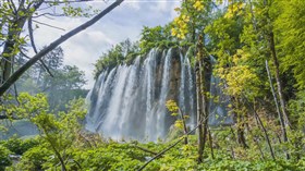Crystal Croatia Cliff Waterfalls