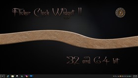 Flicker Clock Widget II