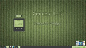 Concept LCD Calendar Widget