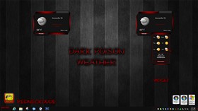 Dark Poison Weather Widget