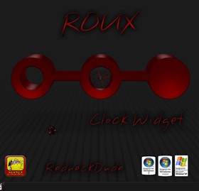 Roux Clock Widget