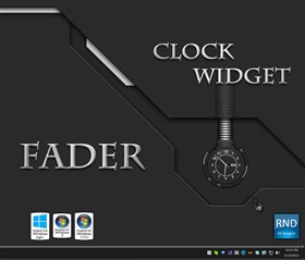 Fader Clock Widget