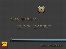 Bar Tender Clock Gadget