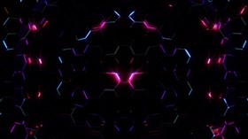 4K Electric Hexagons