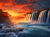 4K Sunset Falls3