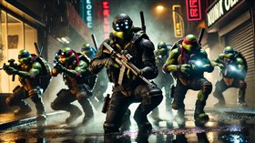 4K Ninja Turtles Black Ops2