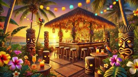 4K Tiki Lounge wSound