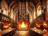 4K Castle Flames