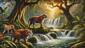 4K Tiger Falls