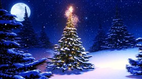 Christmas Snow Tree