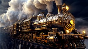 4K Gold Train