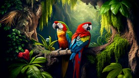 4K Tropical Birds