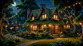 4K Cottage Night