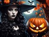 4K Pumpkin Witch