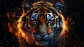 4K Tiger Head