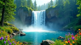4K Lagoon Falls