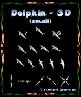 Dolphin - 3D (Small)