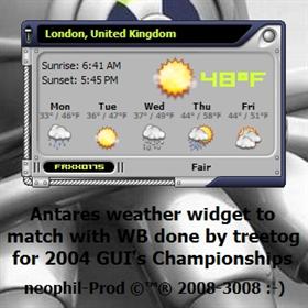 Antares Weather Widget