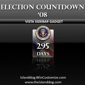 Election Countdown '08 - Sidebar