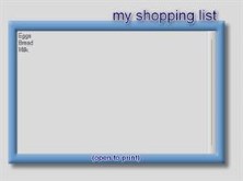 Shopping List