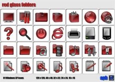 Red Glass Folders