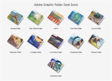 Adobe Graphic Folders Dock Icons