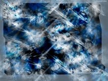 Chaotic Abstract - Blue