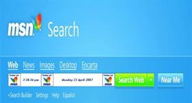 MSN Search Clock