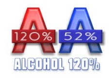 Alcohol 120% and 52%