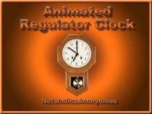 Animated Regulator Clock