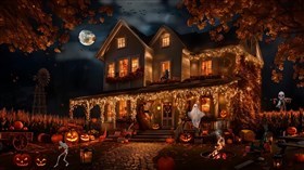 Halloween Spooky Farmhouse