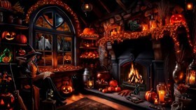 Witch Halloween Cottage s