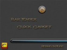 Bar Tender Clock Gadget