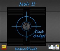 Noir II Clock Gadget