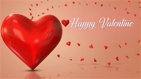 4K Happy Valentine Hearts