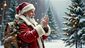 4K Magic Santa