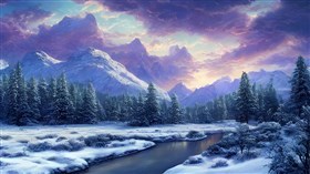 4K Beautiful Winter