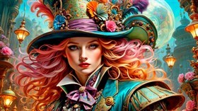 4K Lady Mad Hatter