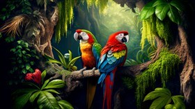 4K Tropical Birds