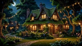 4K Cottage Night