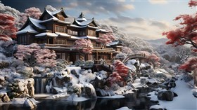 4K Asian Winter